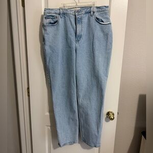 Abercrombie & Fitch Light Denim 90s Straight Jeans